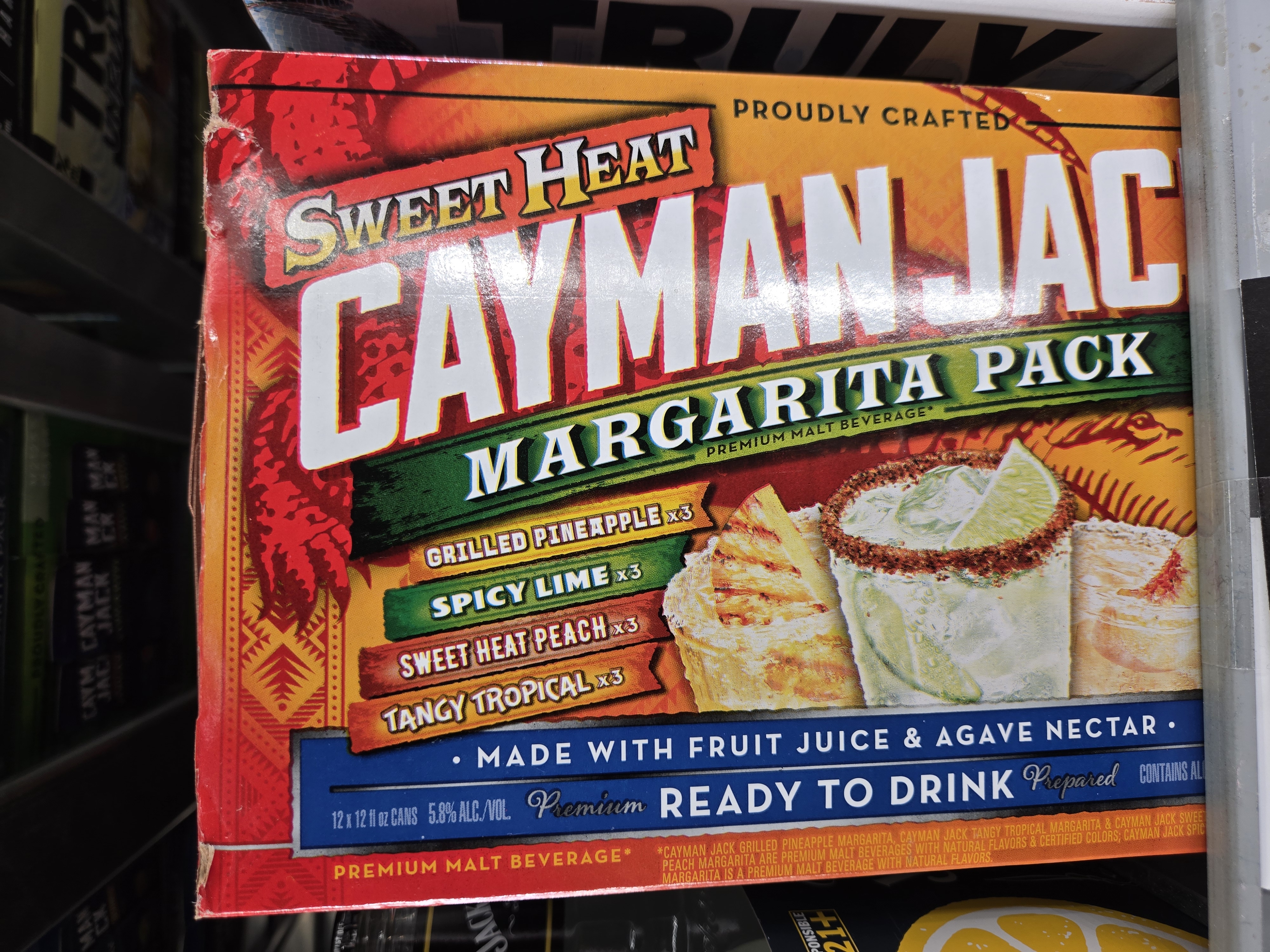 Cayman Jack Sweet Heat 12 pack 12 ounce deal at Five Star Liquor in Crown Point